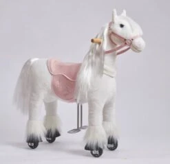 PONNIE Mechanisches Pferd Auf Rollen Tiara S Mit Rosa Sattel 6 PONNIE Mechanisches Pferd Auf Rollen Tiara S Mit Rosa Sattel -Kinderspielzeug 28873169 02