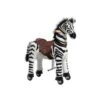 PONNIE Mechanisches Zebra Auf Rollen Dixi S