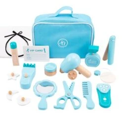 Epik Kinderhaarschnitt-Set Anziehspielzeug Aus Holz