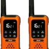 Alecto FR300OE - Walkie-Talkies Reichweite Von Bis Zu 10 Kilometern, Orange
