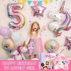 Enbaoxin Kinderschminkspielzeug-Set Kinderschminkset Mädchen Mit Schminkkoffer, Kindermädchen Plüschtasche Kinderschminkspielzeug Geschenk Für Mädchen 3 5 8 Jahre -Kinderspielzeug 30180782 05