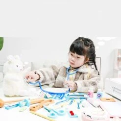 Epik Kinder Arzt Spielzeug Aus Holz Simuliertes Kleines Arzt Spielzeugset Aus Holz Für Kinder -Kinderspielzeug 30209028 03