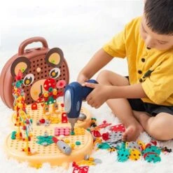 Enbaoxin Baby-Puzzle-Montage-Toolbox-Spielzeug-Set Kinderreparaturset Spielzeugset -Kinderspielzeug 30244868 06
