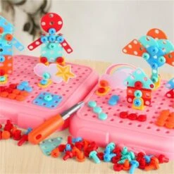 Enbaoxin Simulation Schraube Toolbox Bohrmaschine DIY Praktische Demontage Bohrmaschine Montage Puzzle Kinderspielzeug Kinder DIY Demontage Montage Puzzlespiel Simulation DIY Kinderspielzeug Zum Zerlegen Und Z -Kinderspielzeug 30244926 03