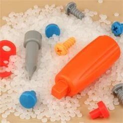 Enbaoxin Elektrische Bohrmaschine DIY Demontage Und Montage Puzzle Spielzeugkiste Für Kinder Simulierter Schraubwerkzeugkasten Für Kinder -Kinderspielzeug 30245012 03