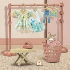 Enbaoxin Kinderwaschmaschine Pretend Drehbare Waschmaschine Haushalts Appliance Wäsche Simulation Spielzeug Set -Kinderspielzeug 30348071 03