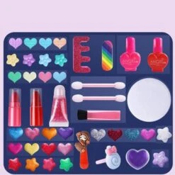 Brightake Waschbare Drehbare Schminkbox Für Kinder Deluxe Kinder-Kosmetik-Spielzeug-Set -Kinderspielzeug 30437096 04