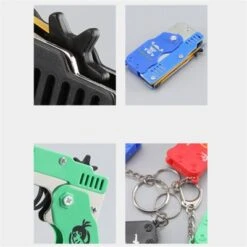 Enbaoxin Gummiband Pistole Metall Kinder Spielzeug Kinder Spielzeug Pistole Waffe -Kinderspielzeug 30437239 05