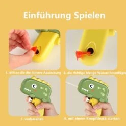 Enbaoxin Dinosaurier Wasserpistole Spielzeug Für Kinder Dinosaurier Mini Wasserpistole Spielzeug -Kinderspielzeug 30665324 04