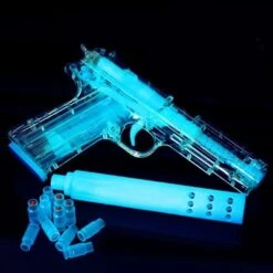 Syntek Fluoreszierende Spielzeugpistole Für Kinder Leuchtende Muschelauswurf-Soft-Bullet-Kinderspielzeugpistole -Kinderspielzeug 30790684 04