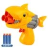 Syntek Cartoon-Form Soft Bullet Gun Kinderspielzeug Schwamm Weiche Kugel Cartoon Drei-Loch Kleine Pistole Kinderspielzeug