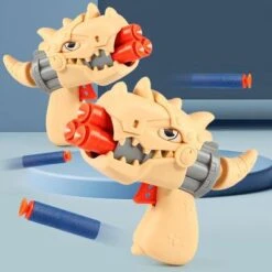 Syntek Cartoon-Form Soft Bullet Gun Kinderspielzeug Schwamm Weiche Kugel Cartoon Drei-Loch Kleine Pistole Kinderspielzeug 9 Syntek Cartoon-Form Soft Bullet Gun Kinderspielzeug Schwamm Weiche Kugel Cartoon Drei-Loch Kleine Pistole Kinderspielzeug -Kinderspielzeug 30790828 04