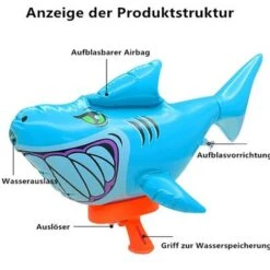 Epik Aufblasbare Spielzeugpistole Für Kinder Strand Wasser Aufblasbare Wasserpistole Zum Spielen Im Sommer Für Kinder -Kinderspielzeug 30797158 05