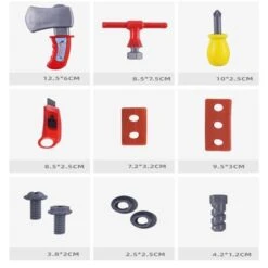 Epik DIY-Reparaturwerkzeug Spielzeug Für Kinder Hands-on Demontage- Und Montagewerkzeugset Für Kinder -Kinderspielzeug 30878946 04