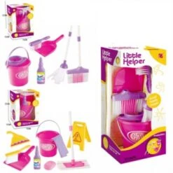 Enbaoxin Kindersimulation Mini-Reinigungswerkzeuge Besen Mop Eimer Spielzeug Set -Kinderspielzeug 31257180 03