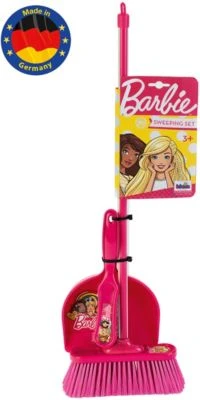 Klein Barbie Classic Besenset/Kehrset, 3-teilig, Haushaltsgerät