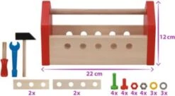 Eichhorn Werkzeugkasten 30-tlg. -Kinderspielzeug 3146247 03