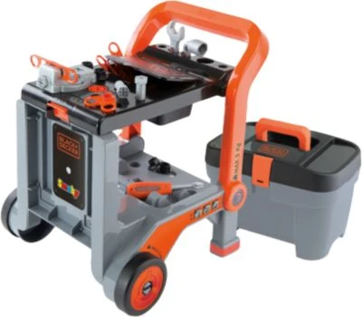Smoby Black+Decker 3-in-1 Multi-Werkbank + Werkzeugkoffer 1 Smoby Black+Decker 3-in-1 Multi-Werkbank + Werkzeugkoffer