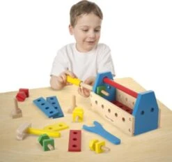 Melissa & Doug Tragbarer Werkzeugkasten Aus Holz -Kinderspielzeug 7054932 03